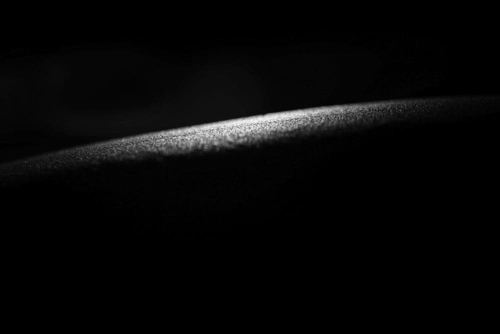 Where the Body Ends and Atmosphere Begins — black and white photographic artwork by Nick Brand